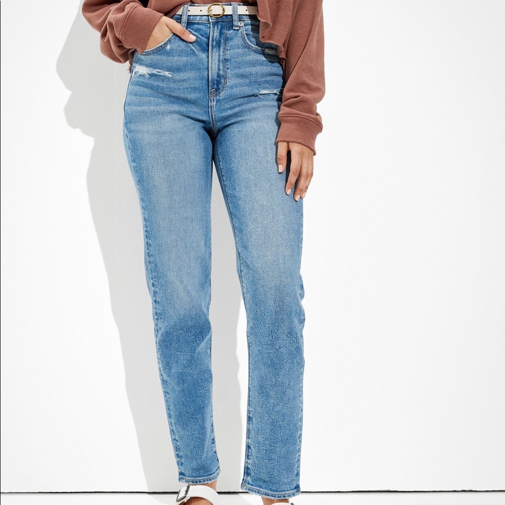 AE Hi-Rise Mom Jean